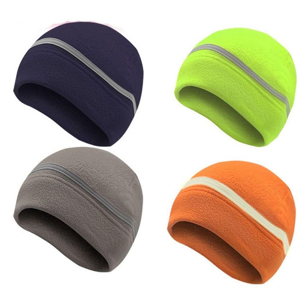 26*15.5cm Plush Insulation Cap Multicolors Cycling Running Hat Sweat Wicking Outdoor Cycling