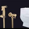 Single Bidet 304 Stainless Steel Handheld Toilet Bidets Showerset