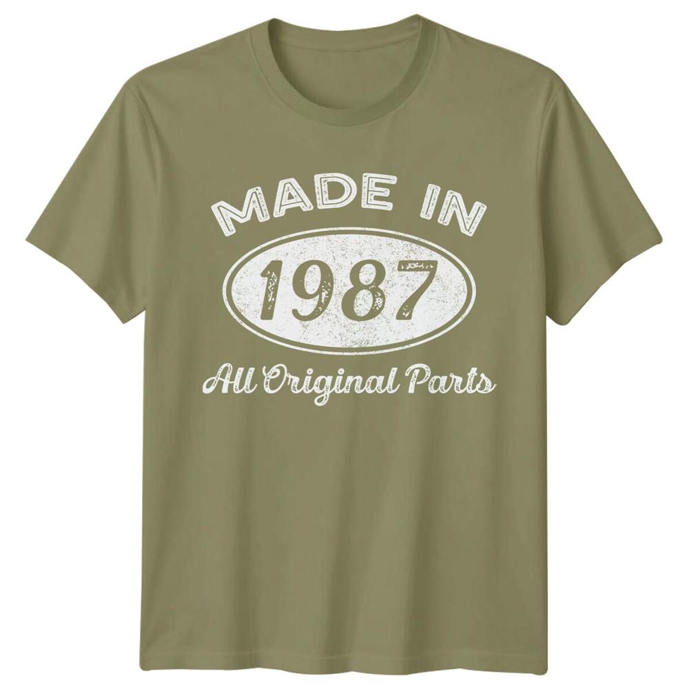 Made In 1987 Unisexs T Shirt 39th Birthday Gift All Original Parts