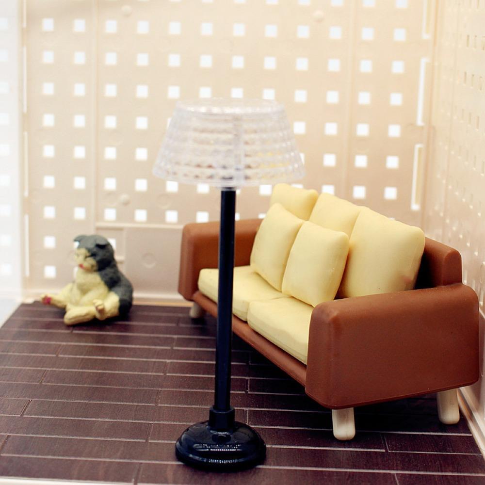 Mini Floor Lamp 1:20 1:25 Dollhouse Bedroom Lamp Children Gift