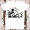 Great Wave Of Cats Kanawaga Funny Super Cool Best Gift Top Tee T Shirt