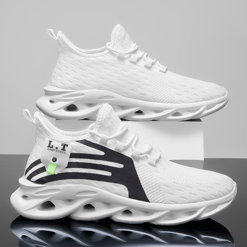 Yrzl Athletic Training Shoes For Men Lightweight Breathable Casual Non Slip Outdoor Walking Shoes Mens Athletic Training Shoes