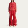 adidas X Avavav Плиссированные Трековые Брюки с Рюшами Мощный Красный Унисекс Низ JP4852