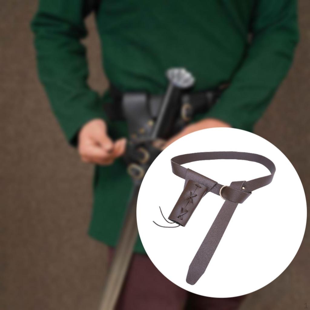 Пояс рыцаря с ножнами, портативный, средневековый для тематической вечеринки, косплей