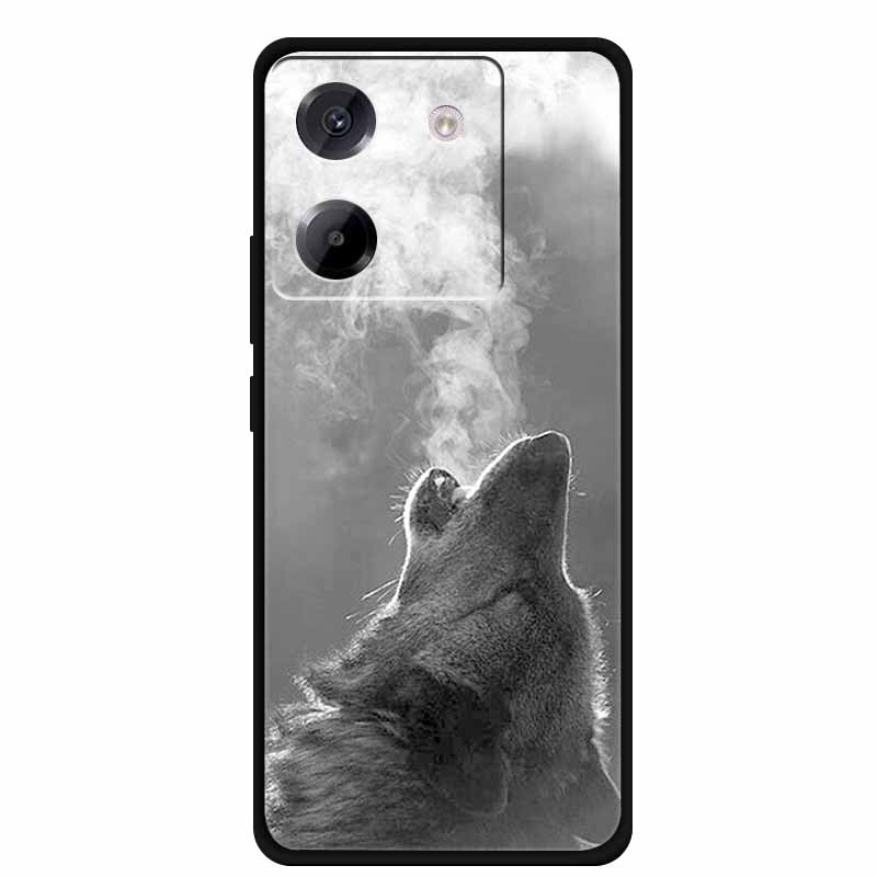 Чехол для Xiaomi Poco M7 Pro 5G, стиль мультяшной живописи, мягкий силикон + ТПУ, задняя крышка, чехлы для Poco M7 Pro 5G, противоударный чехол, новый