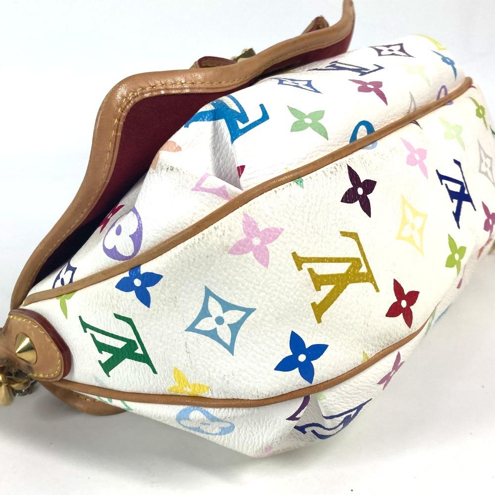 Louis Vuitton M40305 MonogramMulticolore Patty Ribbon Flap Handbag Shoulder Bag
