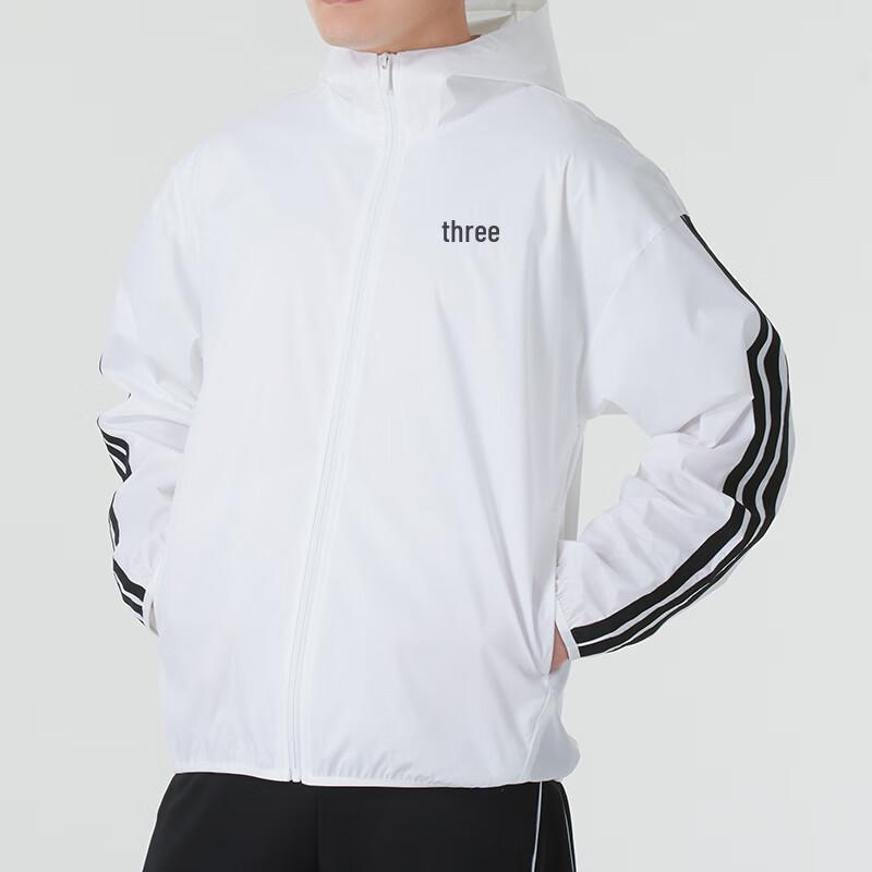 adidas Мужская тканая куртка с капюшоном JF3682