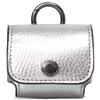 Keychain Pebble Leather Air Pods Pro Case Bag Charm Keychain Metallic Ash CP197 [Coach] [Item]