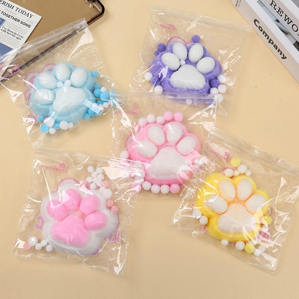 Супер большая игрушка для сдавливания кошачьей лапы, разминающая игрушка для сдавливания кошачьей лапы, мультяшная игрушка для детей, сложная кукла