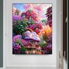 DIY Фэнтези Пейзаж Алмазная картина Садовые цветы Алмазная вышивка Мозаика Стразы Фотографии Полный дрель Домашний декор S415