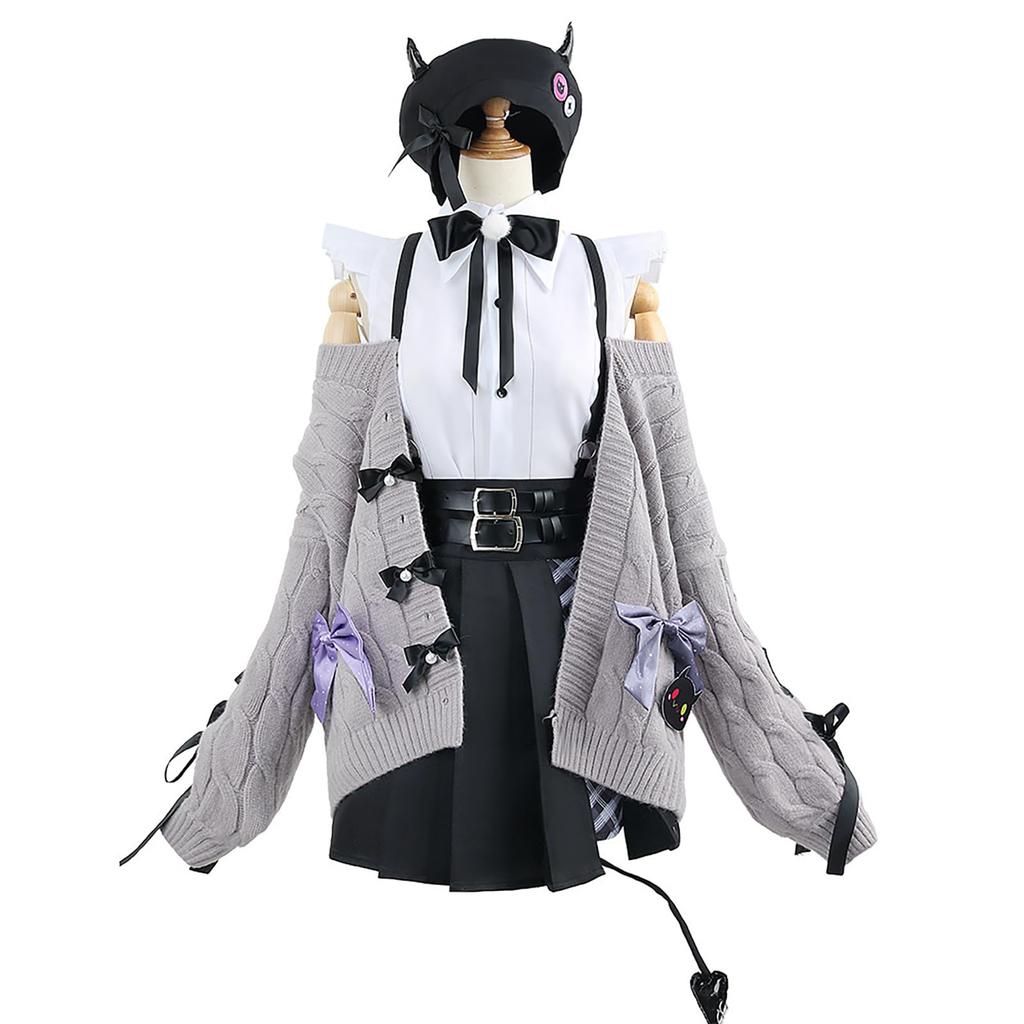 [Milky Time] Hololive Tokoyami Towa Cosplay Landmine Casual Clothes Halloween Tokoyami Towa Hololive