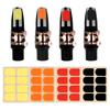 4 Sheet Clarinet Mouthpiece Cushion Soprano Saxophone Mouthpiece Patches Pads with Strong Adhesive Easy To Use