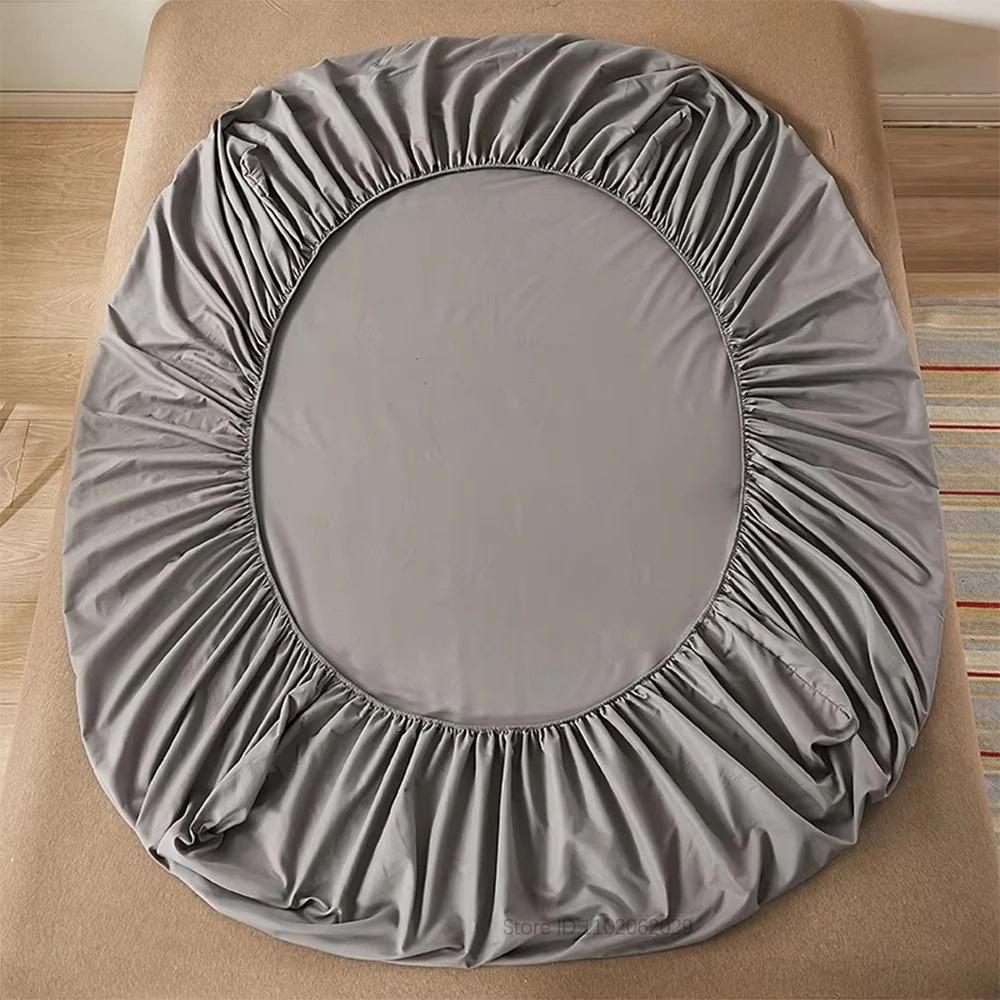 Простыня на резинке, нескользящие регулируемые наматрасники для односпальной, двуспальной, королевской и полуторной кровати