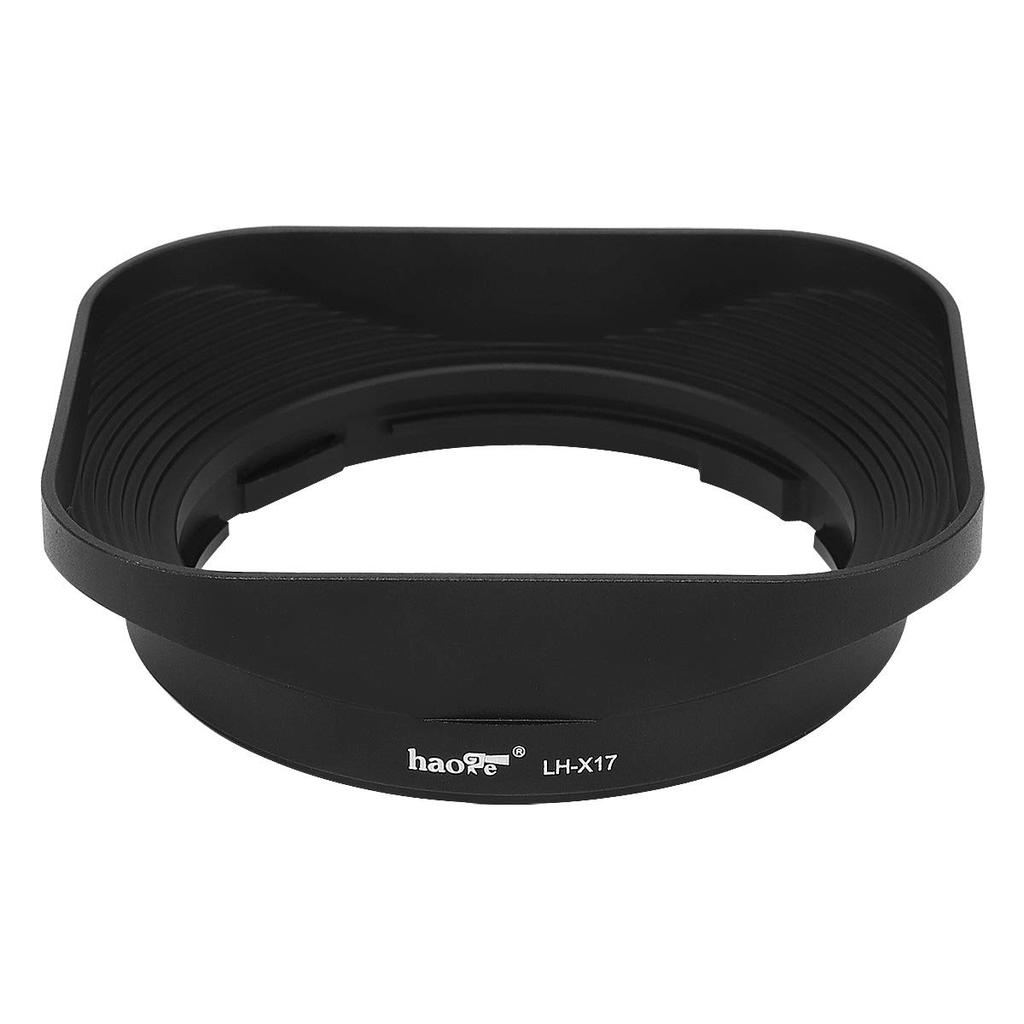 Металлическая квадратная бленда Haoge Bayonet для объектива Fujifilm Fujifilm Fujinon XF 16mm R WR R WR LH-X17 F2.8 / XF16mmF2.8