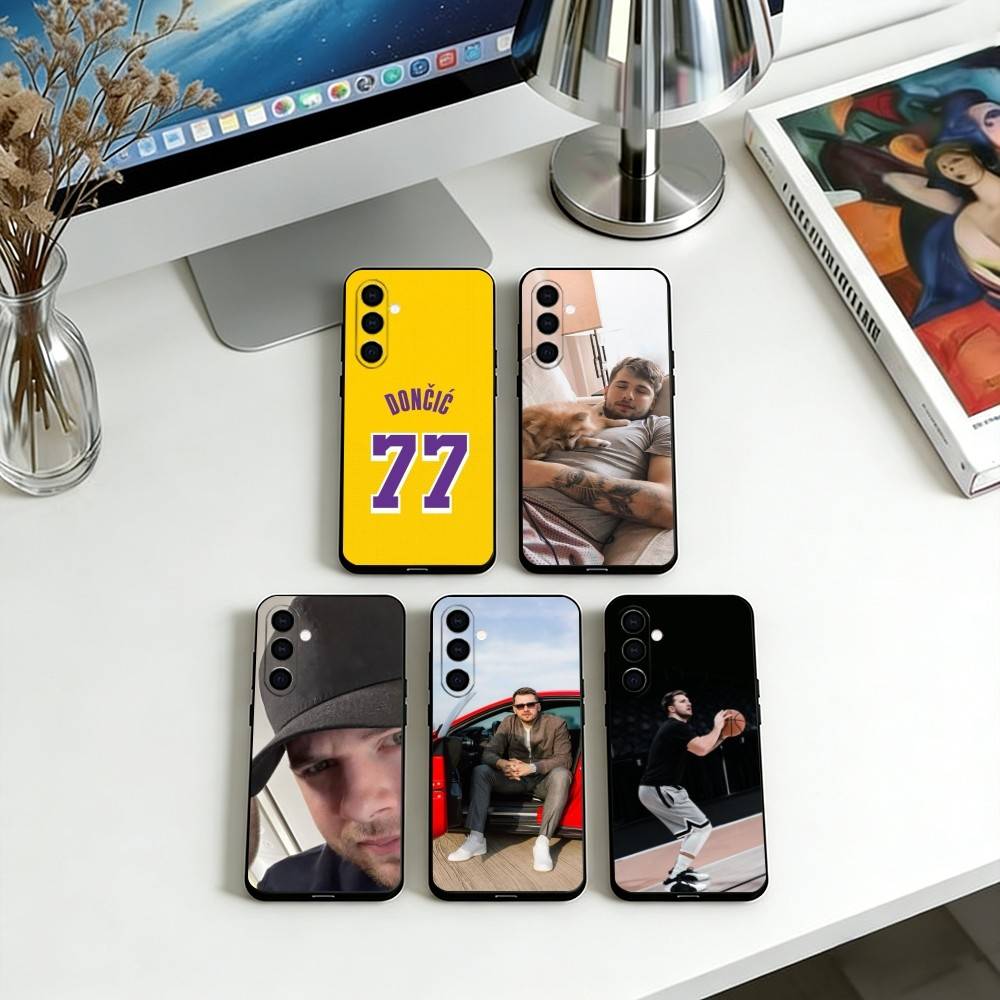 Чехол для телефона Luka Doncic для Samsung Galaxy A73, A72, A71, A70, A53, A52, A51, Другие Мягкий черный чехол