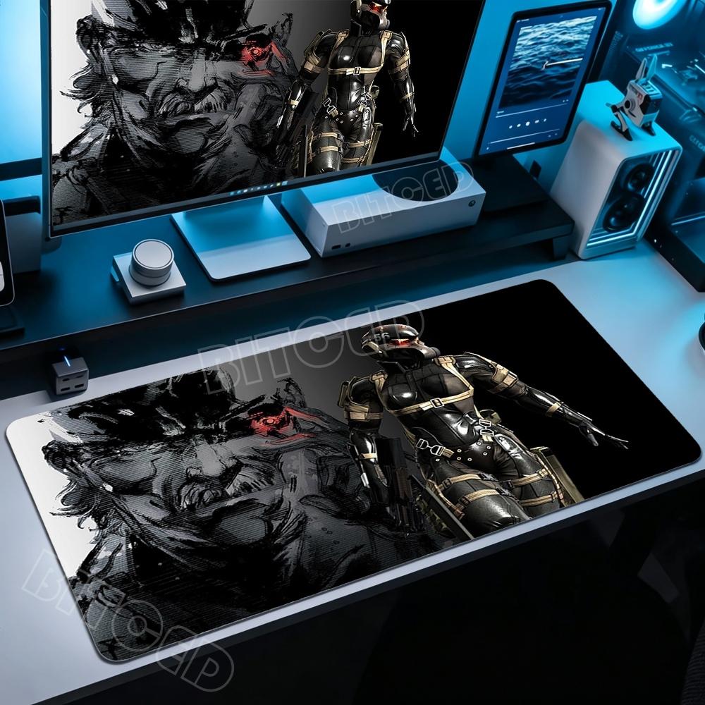 Office PC Mousepad HD Anime Gamer Cabinet Keyboard Pad Metal Gear Solid Mouse Pad Laptop Gaming Accessories Desk Mat Big Carpet