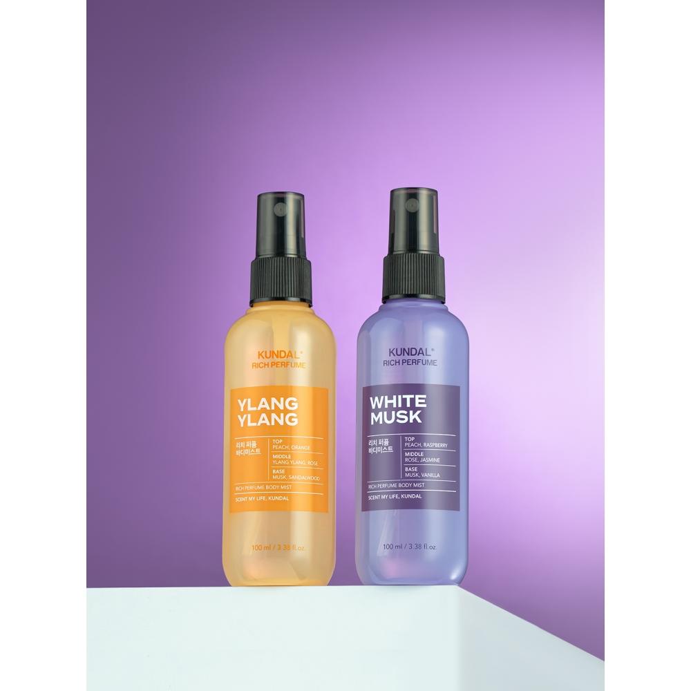 Kundal Rich Парфюмированный спрей для тела 100 мл Белый мускус