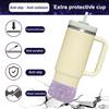 Rhinestone Silicone Boot for 40oz Tumbler Glitter Cup Cover Water Bottles Bottom Sleeve Anti-Slip Sparkling Cup Accessories