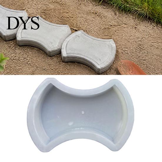 Creative Garden Improvement Project Stepping Stone Mold, Reusable Concrete Pathway Paver Backyard Walkway Design Tool DIY Cement Pavement Mould