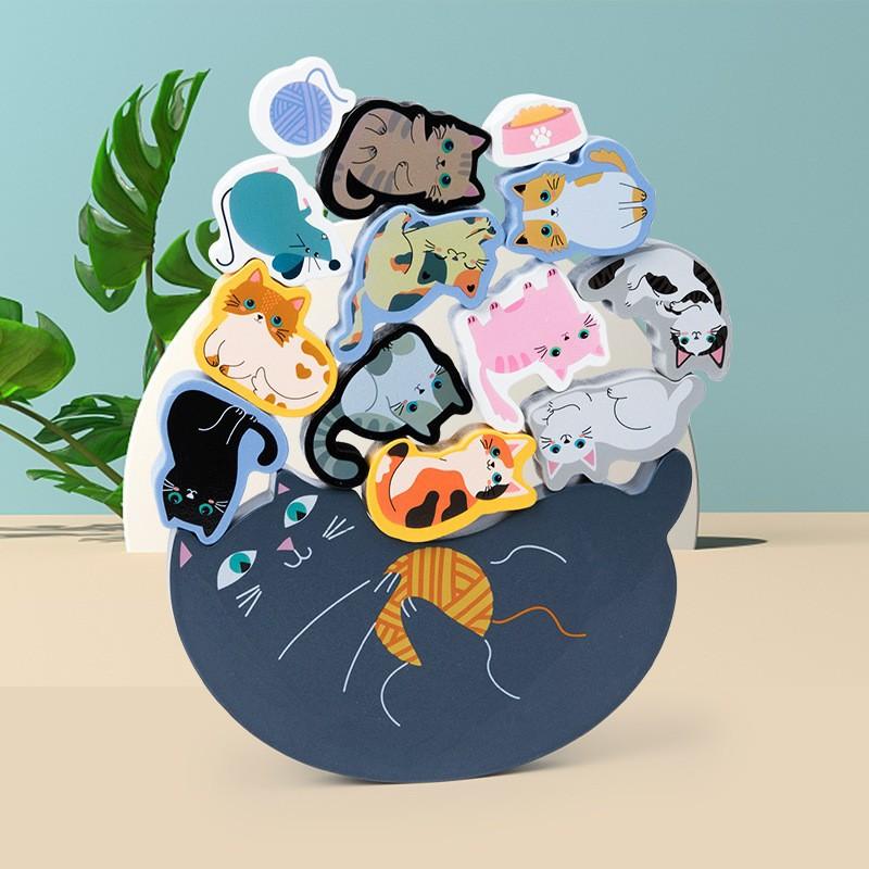 Деревянная игрушка для детей 3D Балансир Стройка Cute Food Животное Дерево Падающая Башня Образовательные игрушки для детей