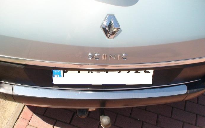Renault SCENIC II, GRAND - CHROME Tailgate Trim