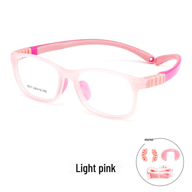 Детская сверхлегкая силиконовая оправа для очков для близорукости 9017ET - материал TR, маленькая оправа для мальчиков и девочек