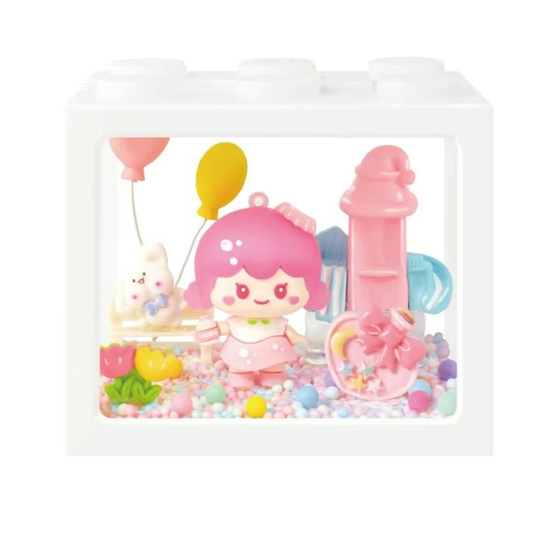 Handmade Art Toys 1PCS Handmade Material Pack Micro Landscape Scene Cottage Toys Birthday Gift for Girls