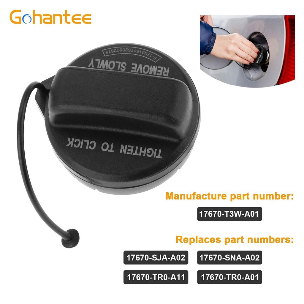 17670-T3W-A01 Крышка бензобака для Honda, Крышка топливного бака автомобиля, Заглушка заливной горловины для Honda Accord 2008-2013