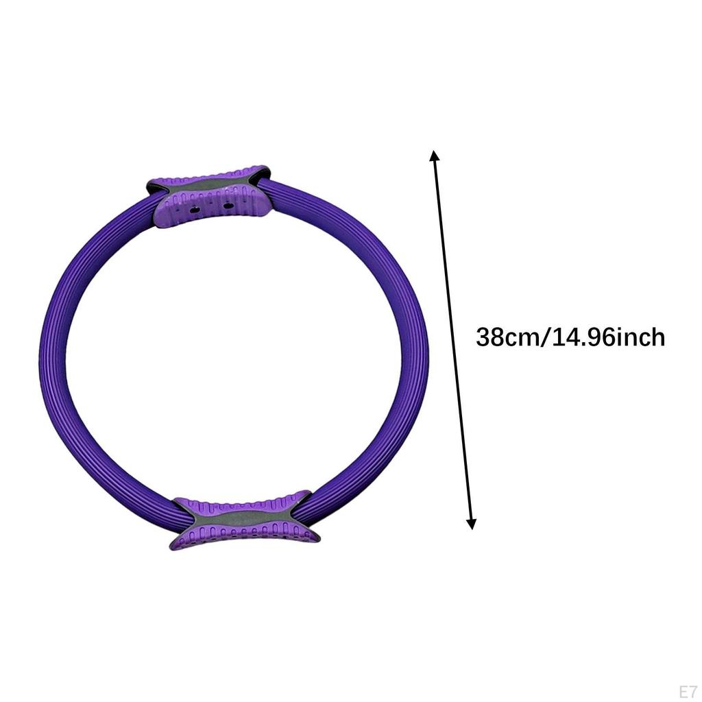 Pilates Fitness Ring Core Training Non Slip Ergonomic Device Double Handles Equipment Exercise