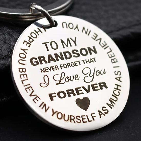 Брелок-подвеска в форме банта из нержавеющей стали, декоративный брелок, легко устанавливается, брелок с резными буквами