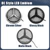Hot Car Sticker Car Front Grill Logo Light Mirror Face LED Badge For Mercedes Benz 08-14 B-Class W245 B180 C-Class W204 C200 C25