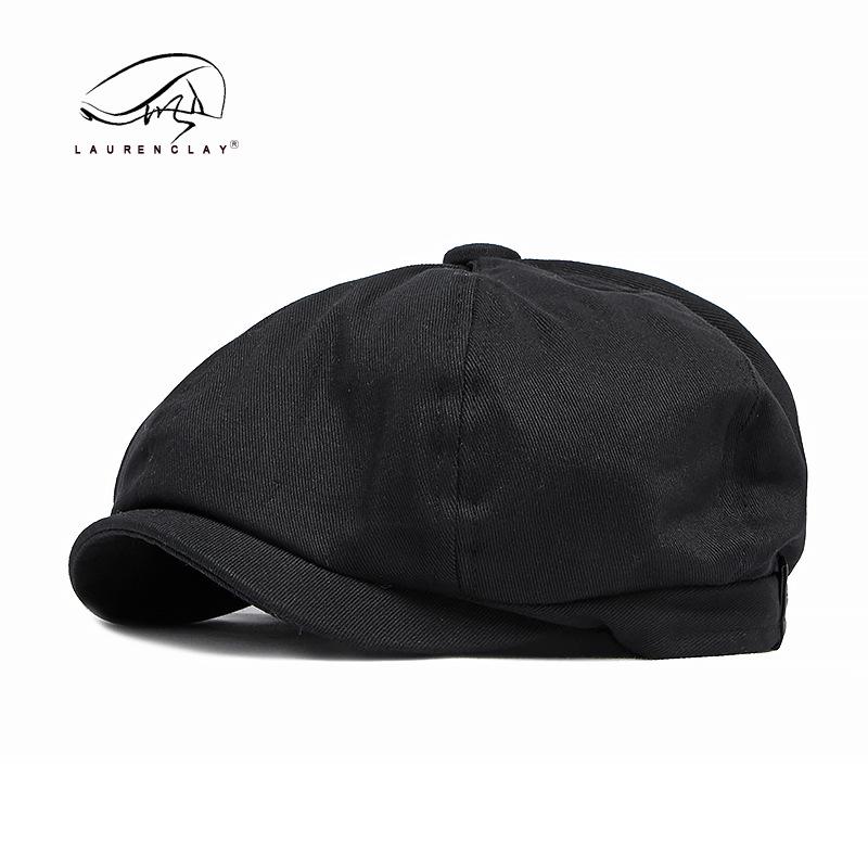 Унисекс регулируемая бейсболка: Классический восьмиклинный британский стиль газетчика