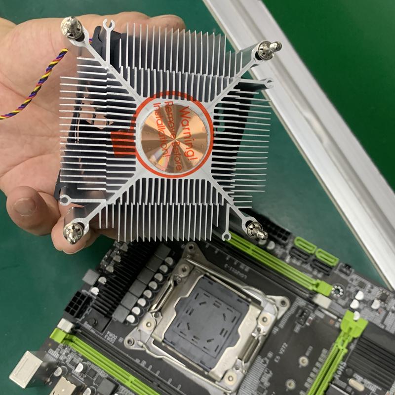 Эффективный воздушный кулер для процессора 4PIN PWM Башенный PC Процессор 80MM Охлаждающий вентилятор для Intel LGA 2011 X99 X79 E5 2011-3 Ventilador