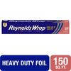 Heavy Duty Aluminum Foil Roll 12Inch 150SqFt Thick Durable Food Wrap Easy Open Cleanup Grilling Baking