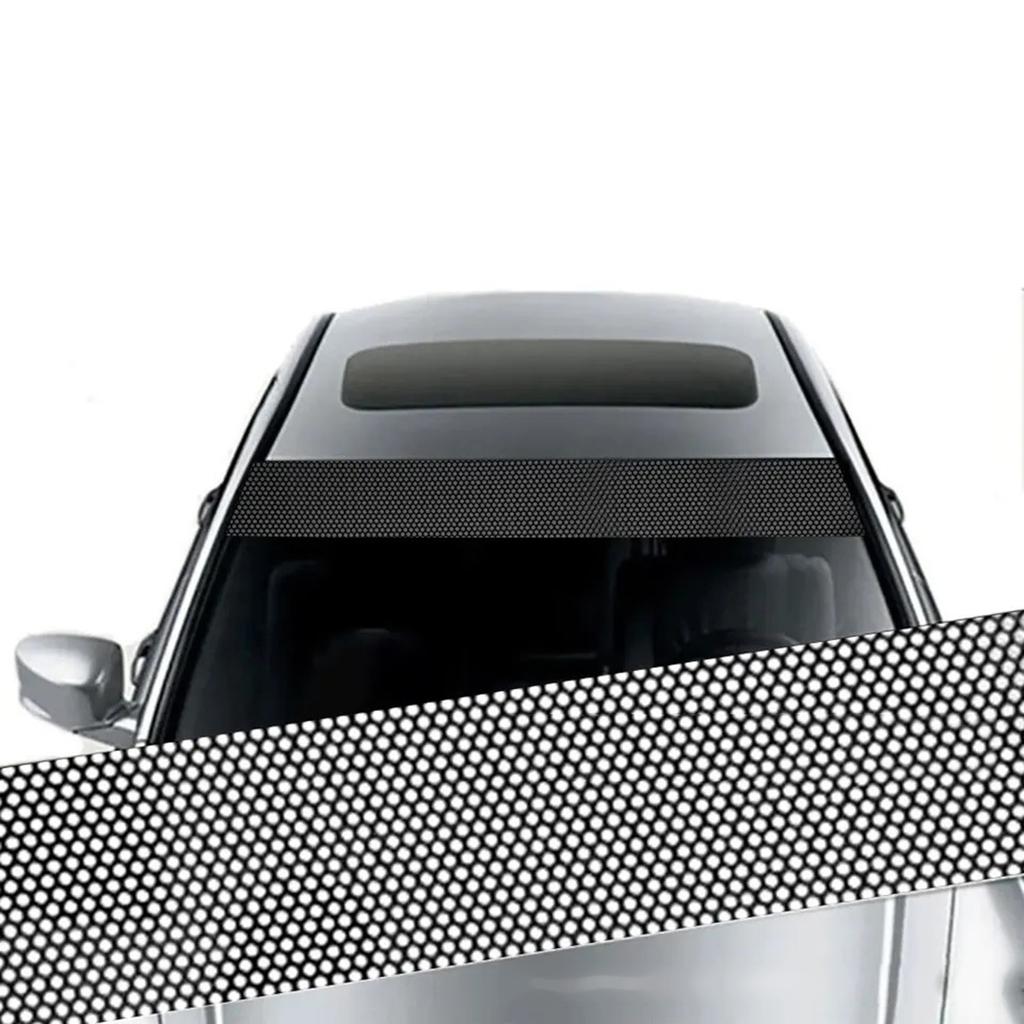 Auto Front Windscreen 3D Transparent Car Windshield Sunshade Sticker UV Protection Decorative Decal Easy Installation