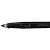 Refillable Fountain Pen with Ink Cartridge Stainless Steel Chrome Plated 0.38mm Nib Writing Pen Set Black