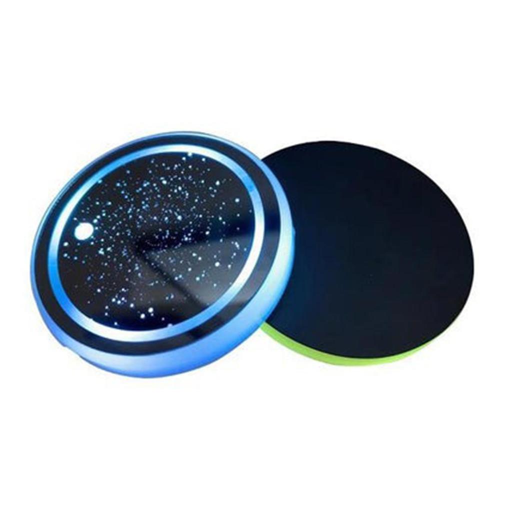 LED Cup Holder,Light Up Car Coaster, 7 Color Changing Luminous Coaster Car Luminous