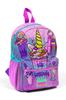 Рюкзак Minik Yuva Розовый Фиолетовый Молочный Коктейль Мороженое С Рисунком Два Отделения 23549