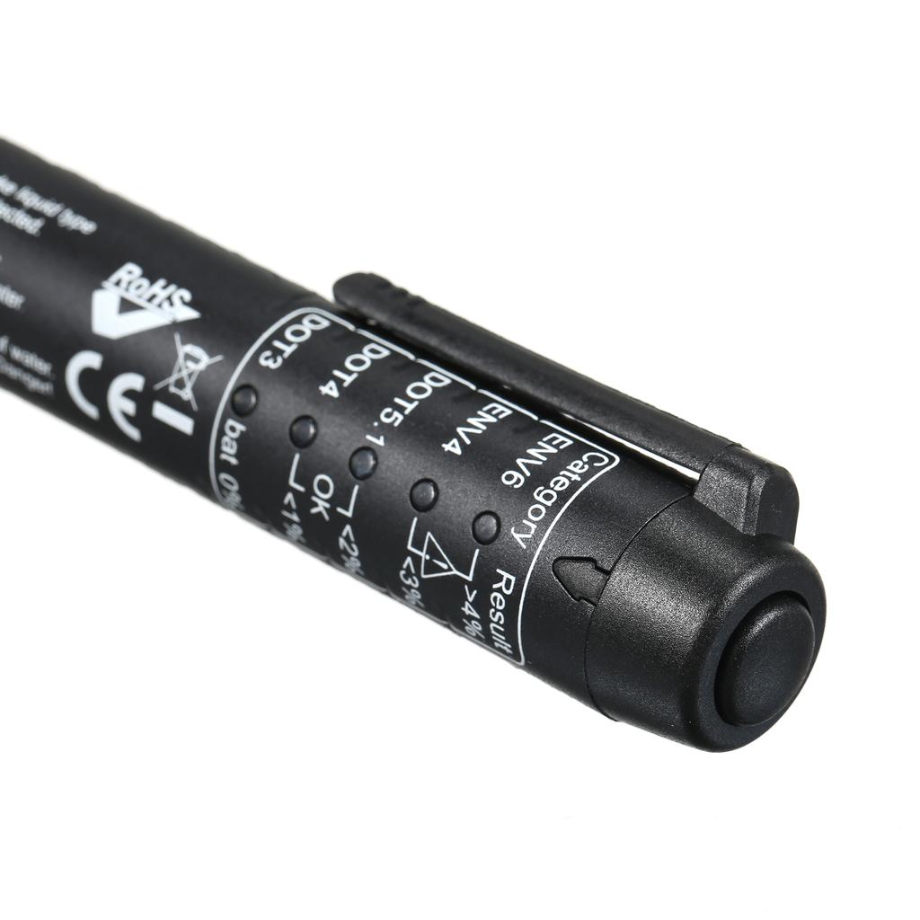 Тестер тормозной жидкости Pen Test DOT3 DOT4 DOT5.1 ENV6 ENV4 Тормозные жидкости с 5 светодиодными индикаторами