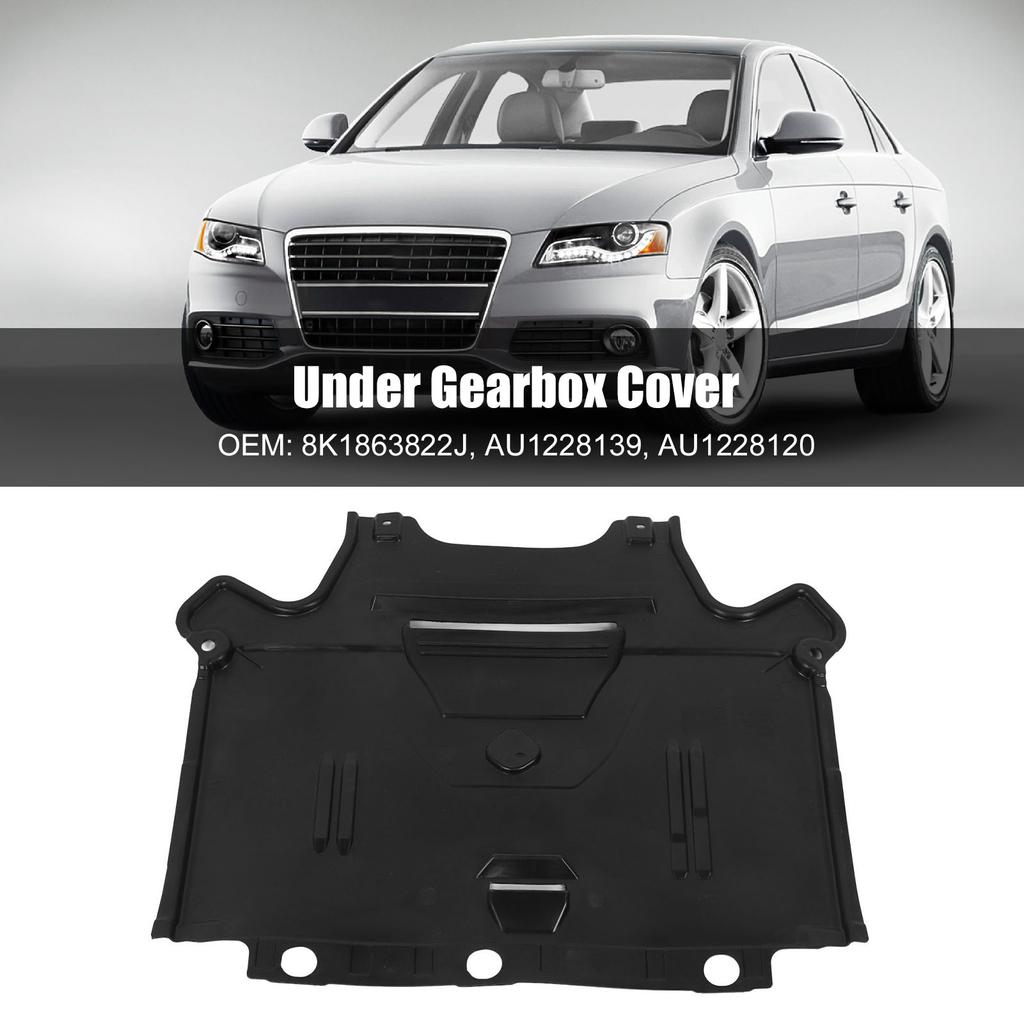 Under Gearbox Cover 8K1863822J Impact Resistant Protective Rubber Gearbox Splash Rust Shield for A4 B8 2008–2016
