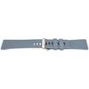 Bracelet pour montre - MY-MONTRE - Fitbit Versa/Versa 2 - Silicone bleu - 210 mm - Boucle acier sablé
