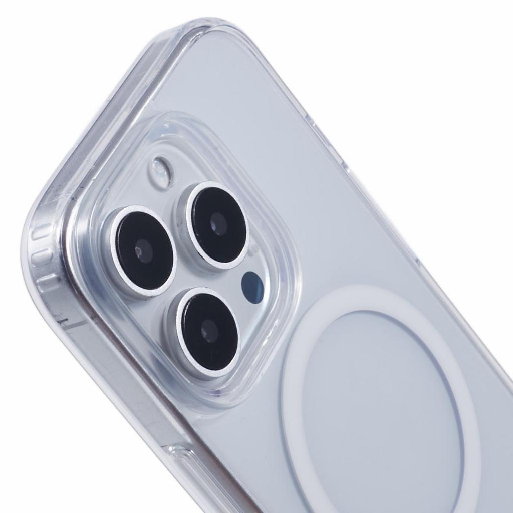 For iPhone 16 Pro Clear Case Compatible with MagSafe TPU+PC Back Cover