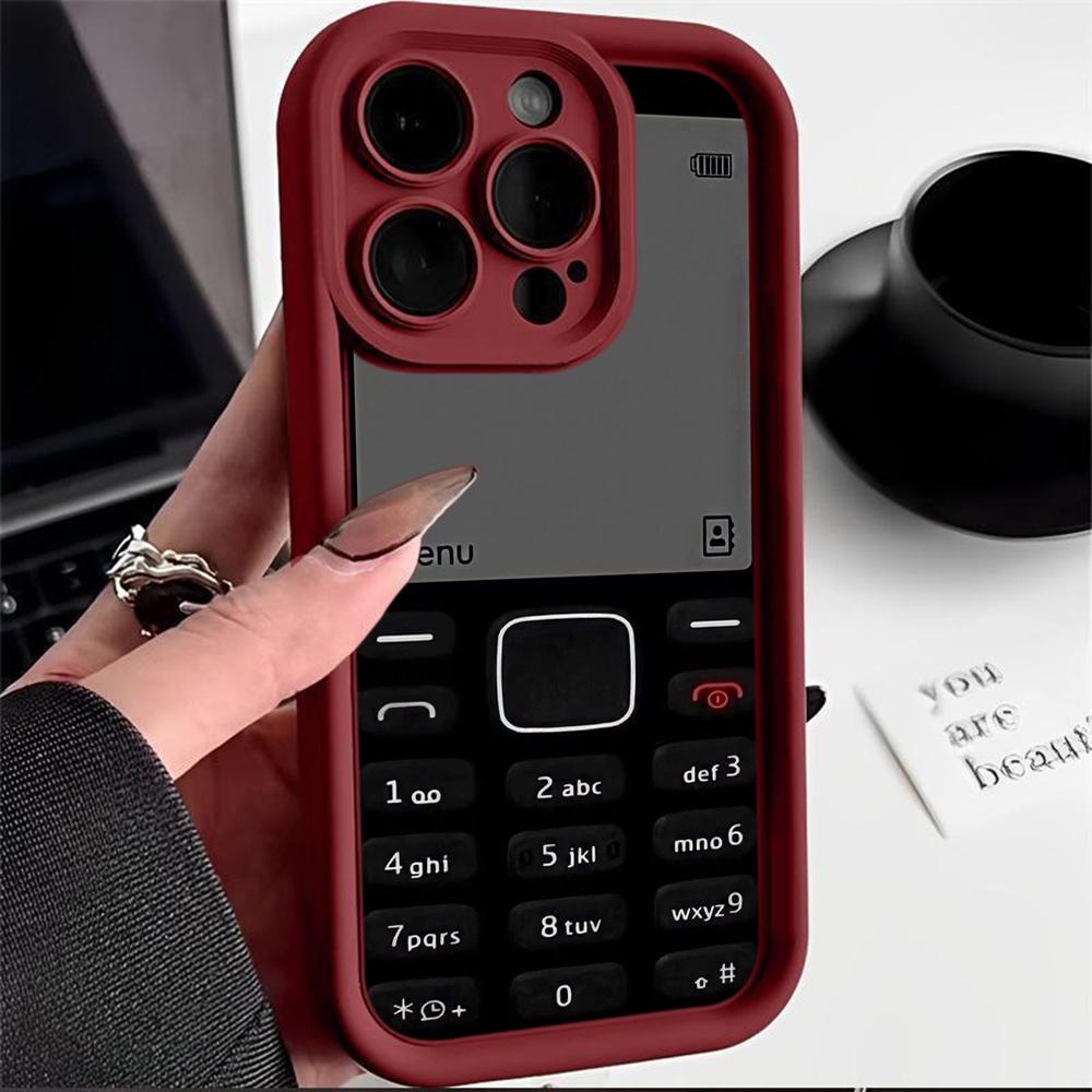 Ae95 Ретро дизайн телефона Художественные защитные чехлы для телефонов для iPhone 13 14 15 Pro Max XR infinix Hot 40i 30i Tecno Camon 30 20 Pro Angel Eyes Задняя крышка из ТПУ