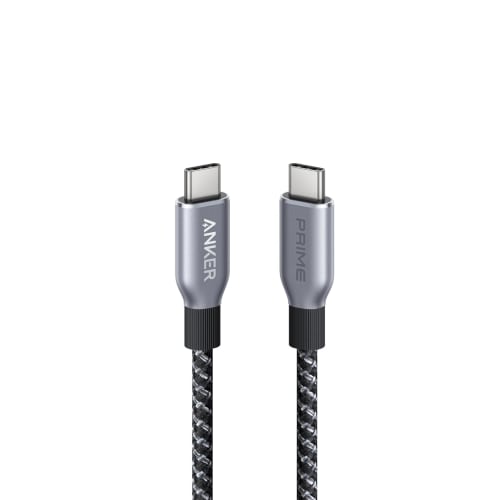Anker Prime Сверхпрочный нейлоновый кабель USB-C и USB-C 240 Вт, совместимый с USB PD, совместимый с USB 2.0, для iPhone 15 / 15 Pro MacBook Pro/Air iPad Pro/Air 5 Gala