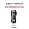 AABKS1 Car Key Case Cover for Porsche Panamera Cayenne 971 911 9YA Macan Boxster 3 Buttons Suede Car Remote Key Shell Fob Accessories