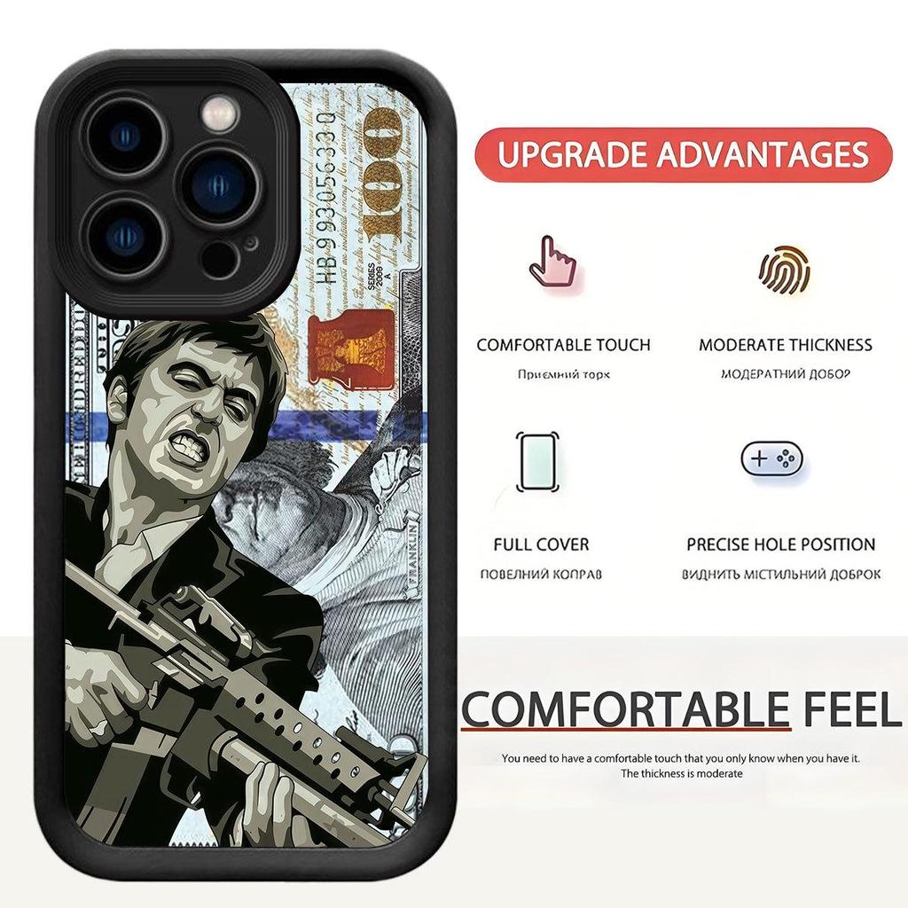 Чехол для телефона Gunman Black Groove для iPhone 14/15/16/17 Pro Max