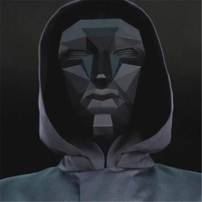 Маска для косплея Calamari Game, реквизит, босс, квадрат, круг, треугольник, узор, полнолицевые маски для вечеринок, ролевые игры, классический костюм