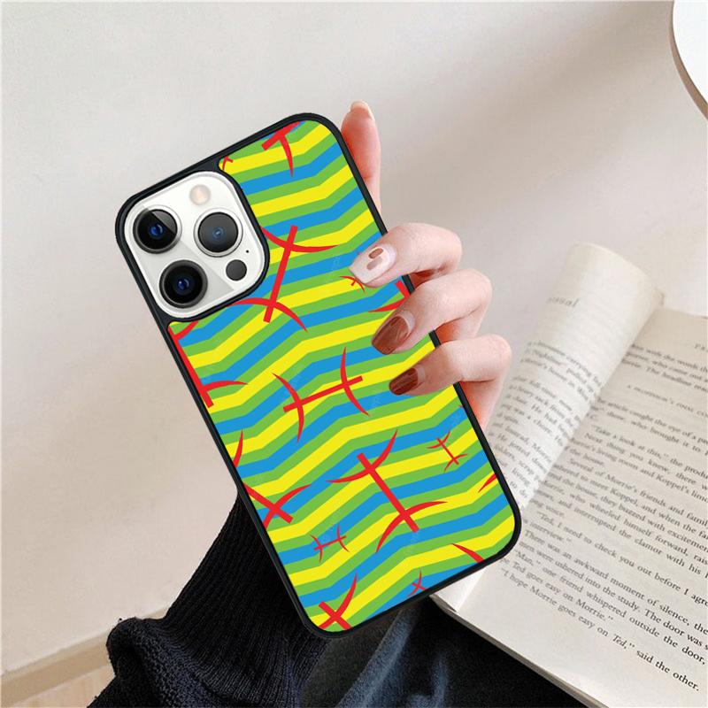 Amazigh Berber Flag Mobile Phone Cases Cover For iPhone 17 Air 16 15 14 12 13 11 Pro MAX apple Plus SE2020 Coque