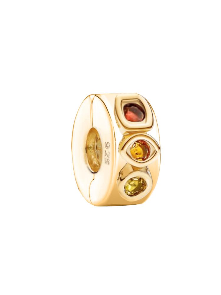 Медный ажурный кулон-шарм в виде двойного сердца и звезды с энергетическим камнем, подходит для браслетов, для самостоятельного изготовления женских украшений