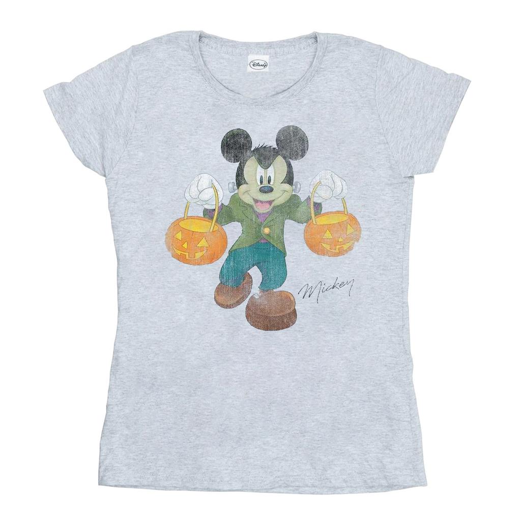 Disney Womens/Ladies Frankenstein Mickey Mouse Cotton T-Shirt